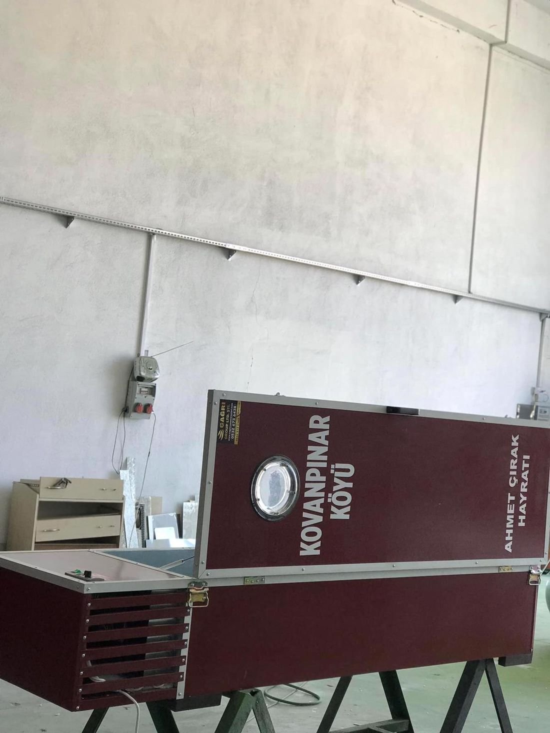 Klimalı Bordo Tabut